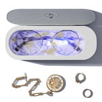 Ultrasonic Eyeglasses Cleaner for All Glasses Jewelry Watches Portable Low Noise Cleaning Machine