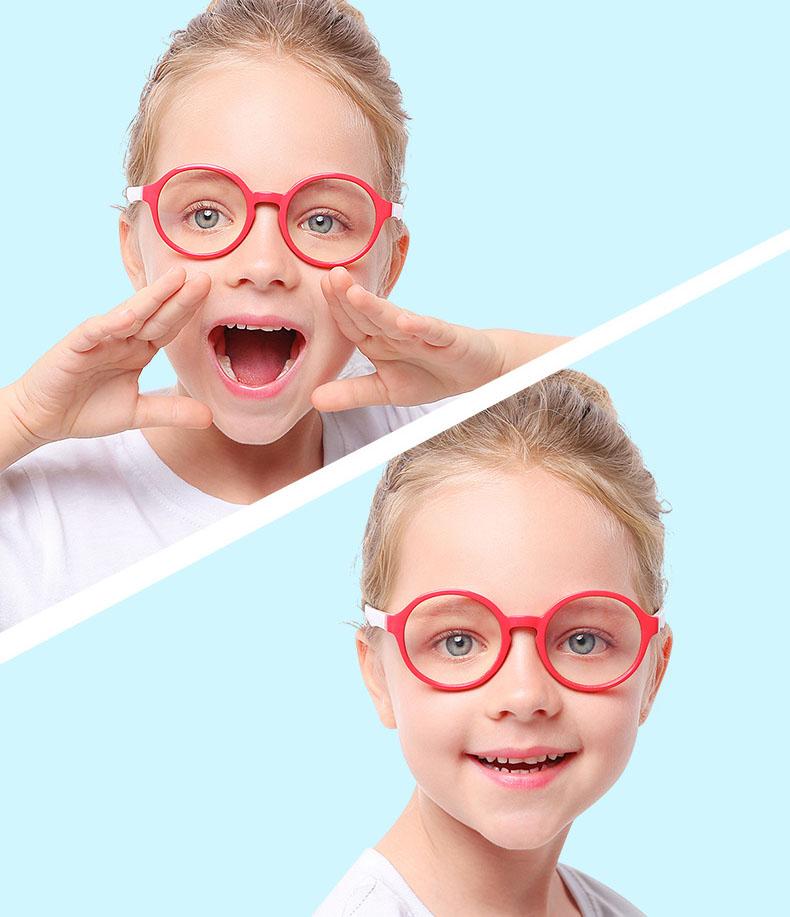 Blue Light Blocking Computer Screen Reading Glasses for Kids Ages [3-9] - Veronica - Blue Light Blocking Glasses Computer Gaming Reading Anti Glare Reduce Eye Strain Screen Glasses by Teddith