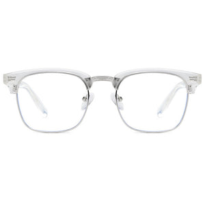 Blue Light Glasses for Computer Anti Glare Half Frame Clubmaster Eyeglasses