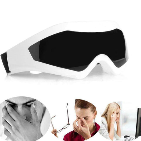 Eye Massager with Vibration for Relax and Reduce Eye Strain Dark Circles Eye Bags Dry Eye Improve Sleep