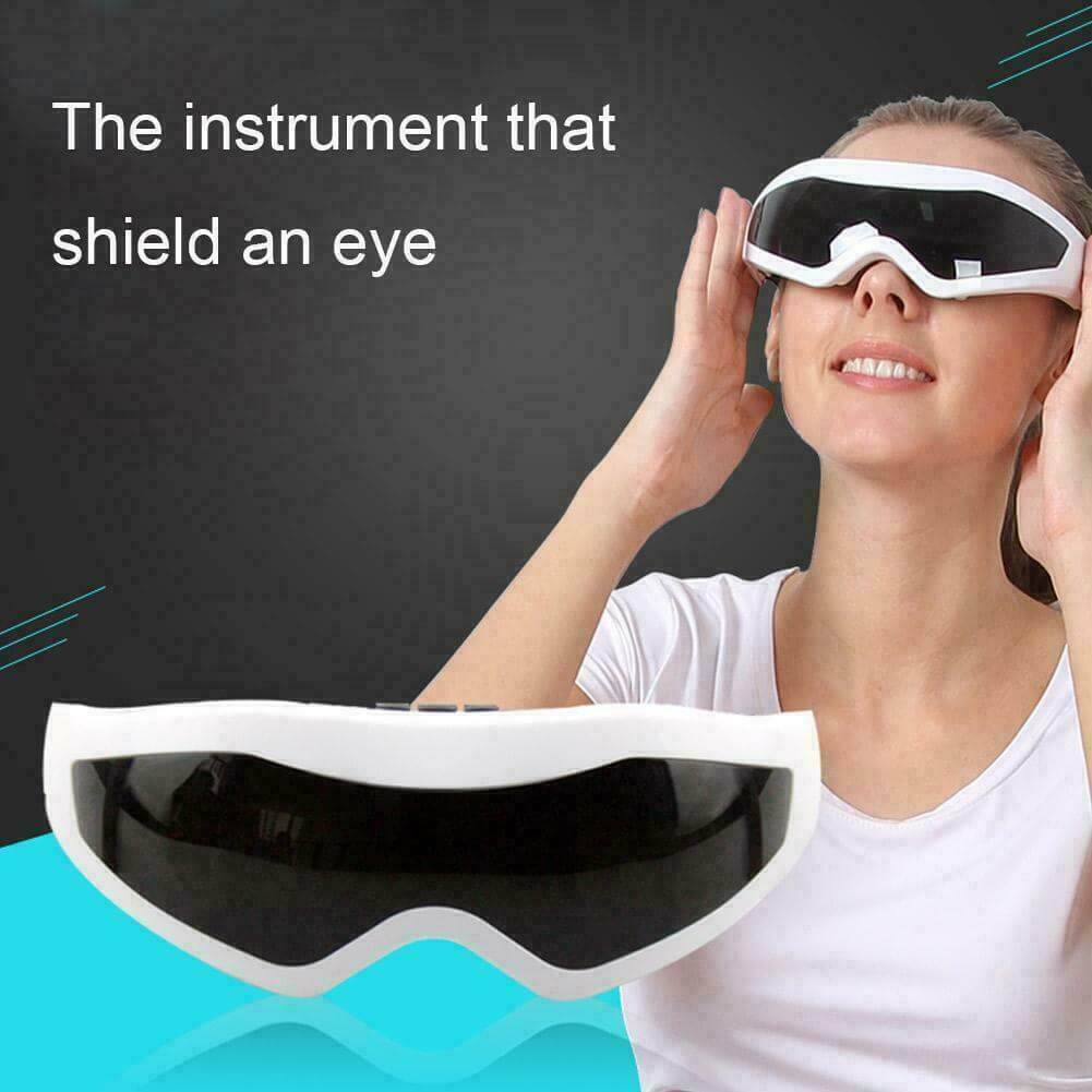 Eye Massager with Vibration for Relax and Reduce Eye Strain Dark Circles Eye Bags Dry Eye Improve Sleep