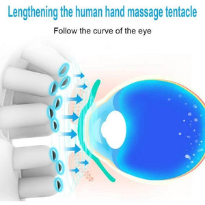 Eye Massager with Vibration for Relax and Reduce Eye Strain Dark Circles Eye Bags Dry Eye Improve Sleep