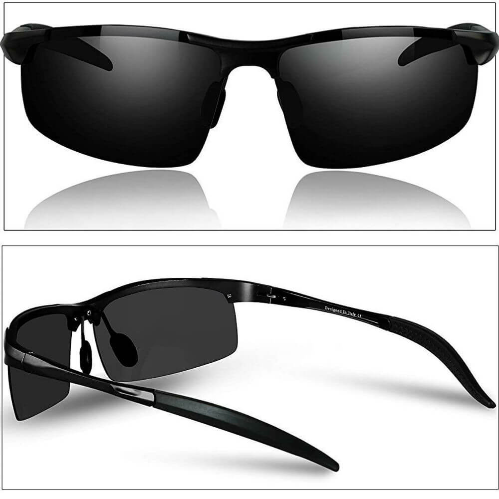 Blade Sport Polarized Sunglasses - Blue Light Blocking Glasses Computer Gaming Reading Anti Glare Reduce Eye Strain Screen Glasses by Teddith