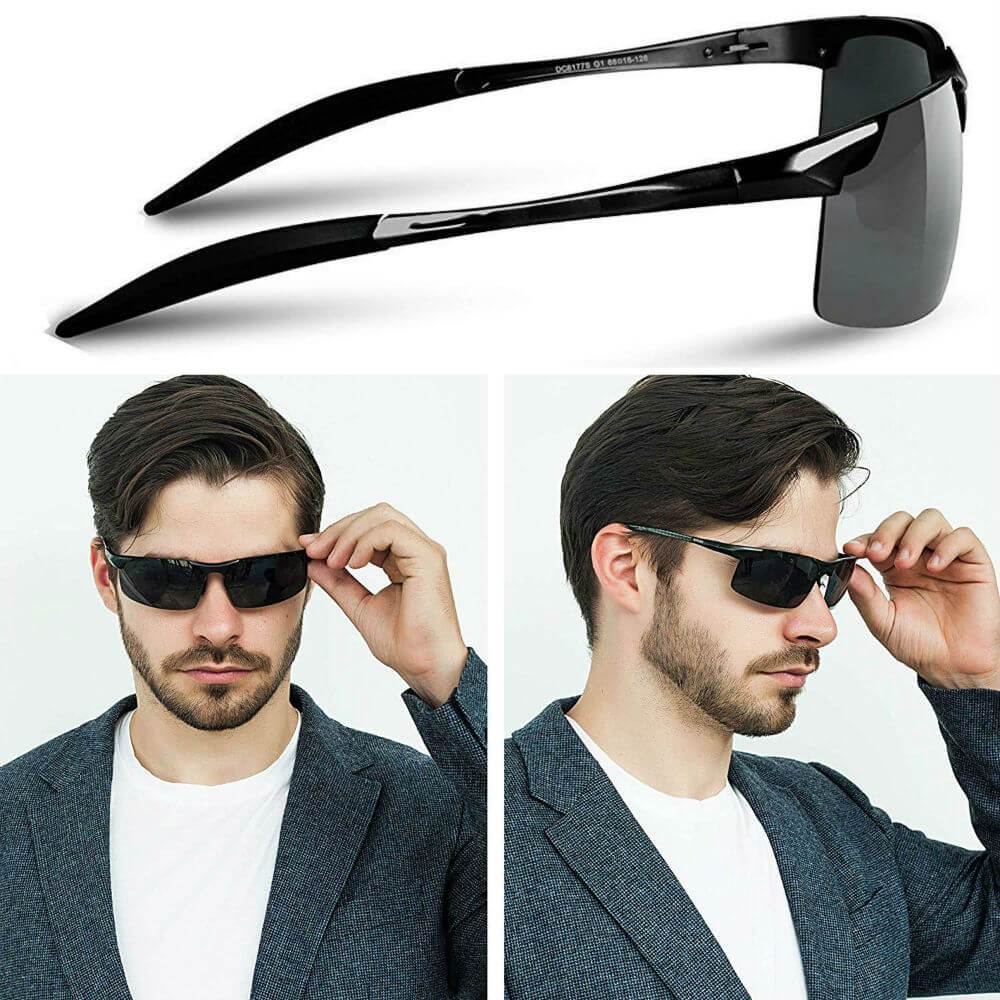 Blade Sport Polarized Sunglasses - Blue Light Blocking Glasses Computer Gaming Reading Anti Glare Reduce Eye Strain Screen Glasses by Teddith