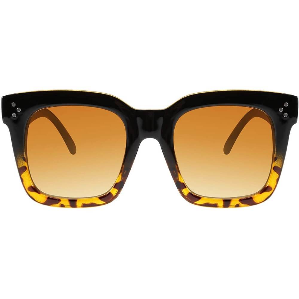 Women's Oversized Sunglasses Luxury Square Classic Retro Style - Alex