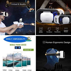 VR Headset Virtual Reality Goggles 3D Glasses Blocking Blue Light for iPhone Android Samsung Smartphones