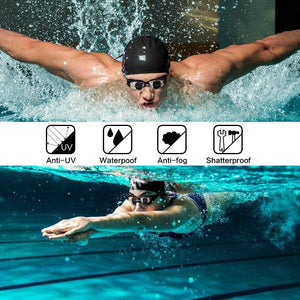 Swim Goggles No Leaking Anti Fog UV Protection Swimming Goggles for Women and Men