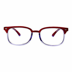 Blue Light Blocking Progressive Multifocal Reading Glasses - R/Clear - Blue Light Blocking Glasses Computer Gaming Reading Anti Glare Reduce Eye Strain Screen Glasses by Teddith