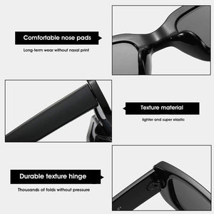 Rectangle Sunglasses Retro Driving Glasses 90s Vintage Fashion Narrow Square Frame - Jessie