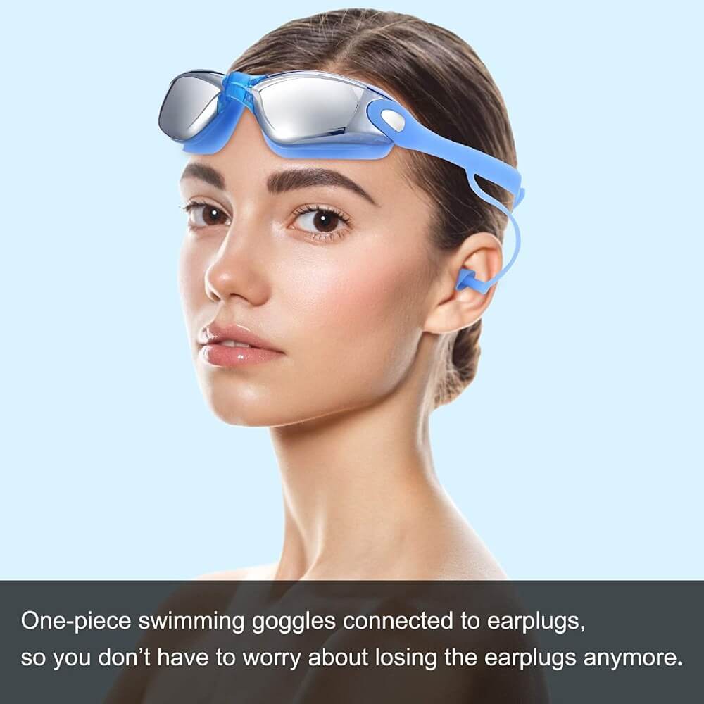 Swim Goggles No Leaking Anti Fog UV Protection Swimming Goggles for Women and Men