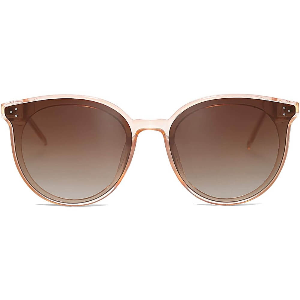 Retro Round Oversized Sunglasses for Women Mirrored Glasses - Louie